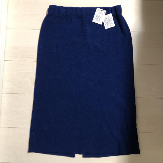 SCOT CLUB(スコットクラブ)の【新品】MIREPOIX  カシミヤ混ニットスカート レディースのスカート(ひざ丈スカート)の商品写真