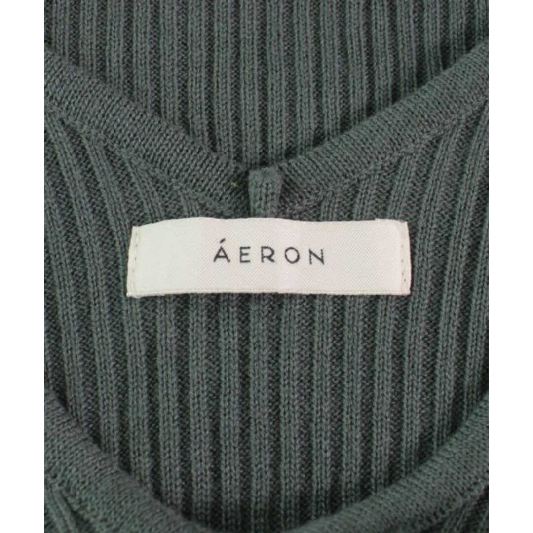 AERON(アーロン)のAERON アーロン ニット・セーター S カーキ 【古着】【中古】 レディースのトップス(ニット/セーター)の商品写真