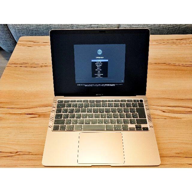 Mac (Apple)(マック)のMacBookAir M1chip 13int 8G SSD256G ゴールド スマホ/家電/カメラのPC/タブレット(ノートPC)の商品写真