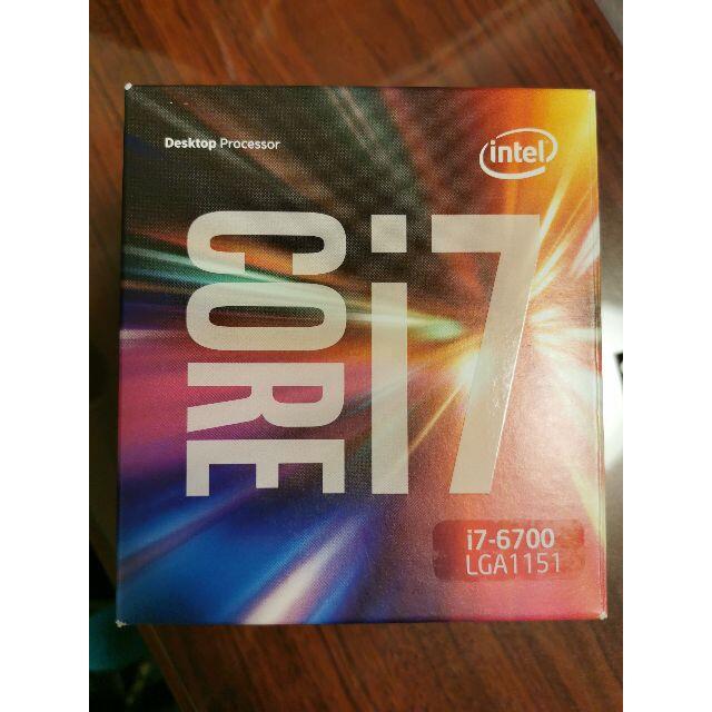 PC/タブレットintel CPU core i7-6700