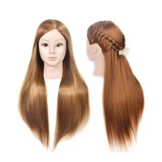 練習用 編み込み練習用 ウィッグマネキンヘッド ヘアアクセサリーセット🥰🎵(その他)