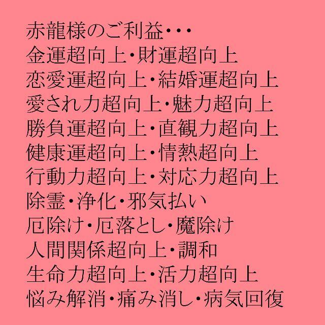 最強運 龍神 除霊浄化スプレー 赤龍神 赤龍 朱龍 幸運 開運 金運 財運 波動その他
