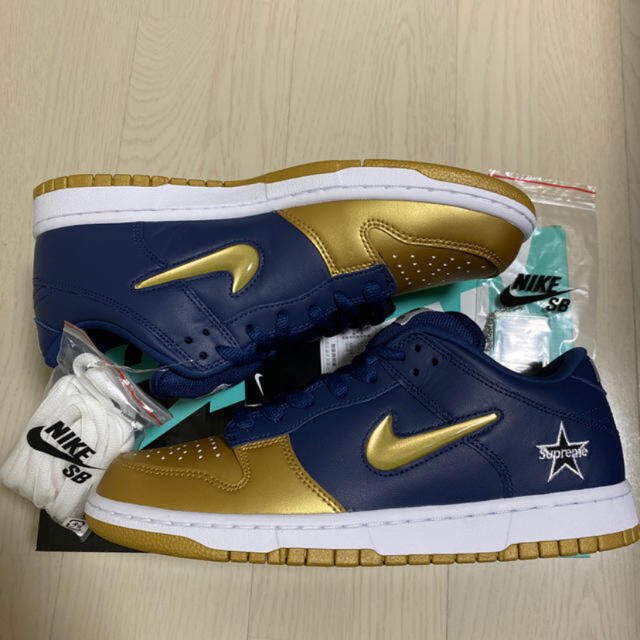 Supreme × Nike SB Dunk Low BLUE 27センチ