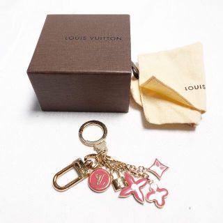 ルイヴィトン(LOUIS VUITTON)の[LOUIS VITTON]　キーホルダー　ピンク(その他)