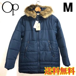 オーシャンパシフィック(OCEAN PACIFIC)の【新品】オーシャンパシフィック レディース ダウンジャケット ネイビー M(ダウンジャケット)