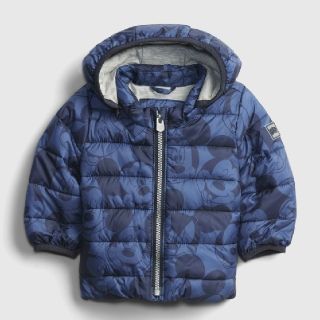 ベビーギャップ(babyGAP)のbabyGap ディズニーミッキー　コラボ　ダウン　アウター　サイズ　90㎝(ジャケット/上着)