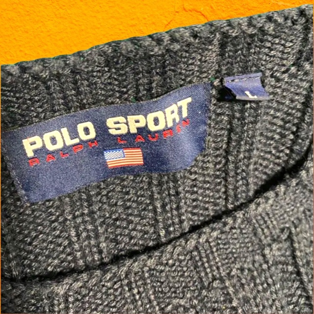 Ralph Lauren(ラルフローレン)のポロスポーツ POLOSPORT ポロスポ ニット セーター ネイビー  メンズのトップス(ニット/セーター)の商品写真