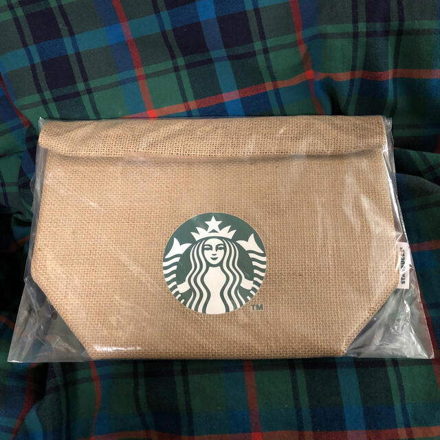 Starbucks Coffee(スターバックスコーヒー)のStarbucks ジュートランチバッグ インテリア/住まい/日用品のキッチン/食器(弁当用品)の商品写真