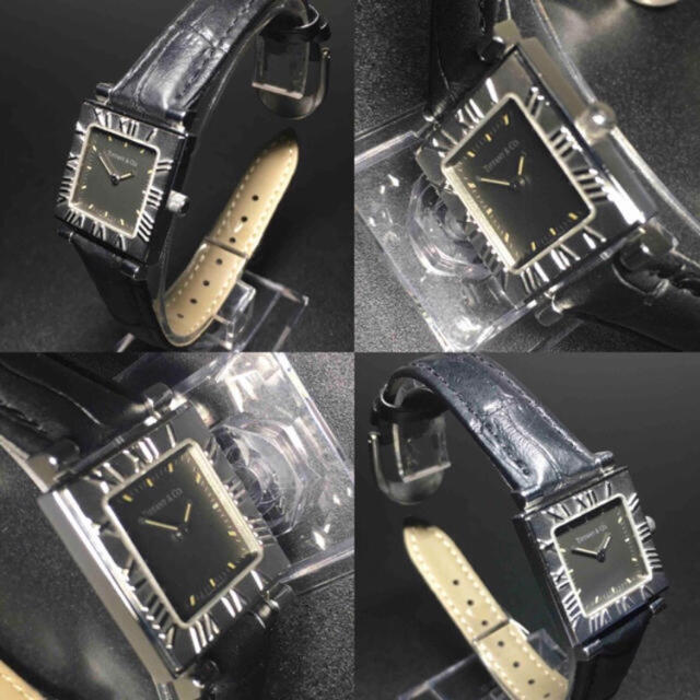 【美品 正規品】ティファニー 腕時計 アトラス スクエア レディース 可動品