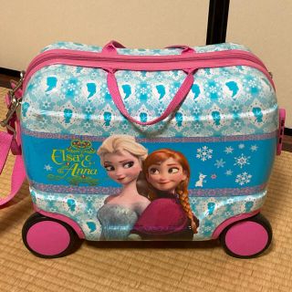 アナトユキノジョオウ(アナと雪の女王)のsea様専用　アナと雪の女王　子供が乗れるキャリーバッグ(スーツケース/キャリーバッグ)