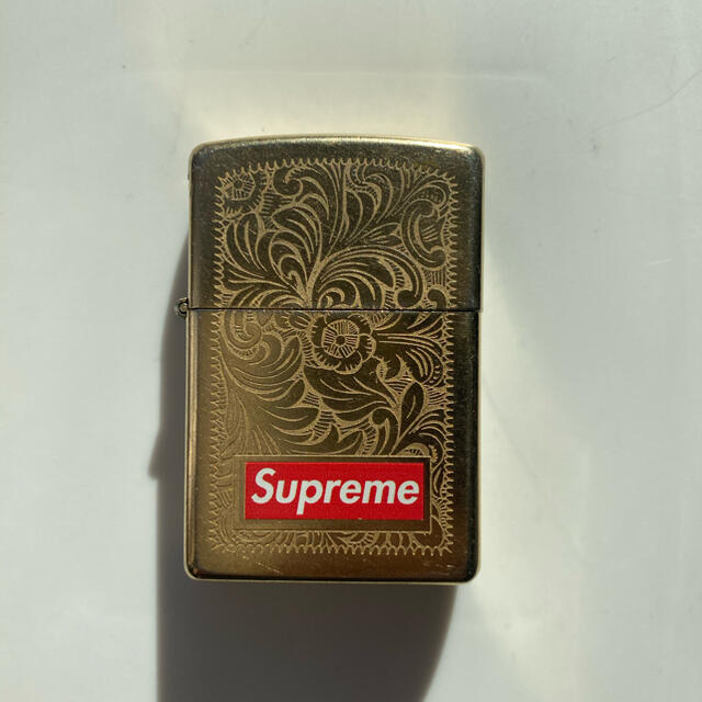 14aw Supreme Engraved Brass Zippo