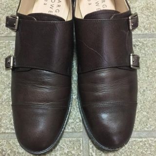 マーガレットハウエル アイデア ダブルモンクストラップシューズ