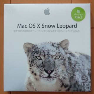 アップル(Apple)のMac OS X Snow Leopard ( Mac OS 10.6.3 ) (その他)