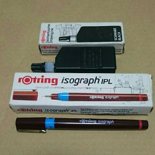 ロットリング(rotring)の製図ペン◇ロットリング0.7㎜・インク付(ペン/マーカー)