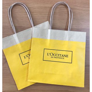 ロクシタン(L'OCCITANE)のロクシタン紙袋　未使用　2枚(ショップ袋)