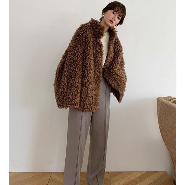 CLANE リバーシブルボアブルゾン 新品 ブラウン アウター コート
