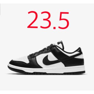 ナイキ(NIKE)のNIKE DUNK LOW RETRO WHITE/BLACK ダンク23.5㎝(スニーカー)