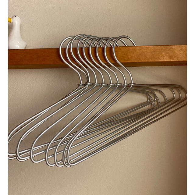MUJI (無印良品) - 無印ステンレスハンガー⭐︎33㎝×9本41cm×16 MUJI (無印良品) - 無印ステンレスハンガー⭐︎33㎝×9本41cm×16