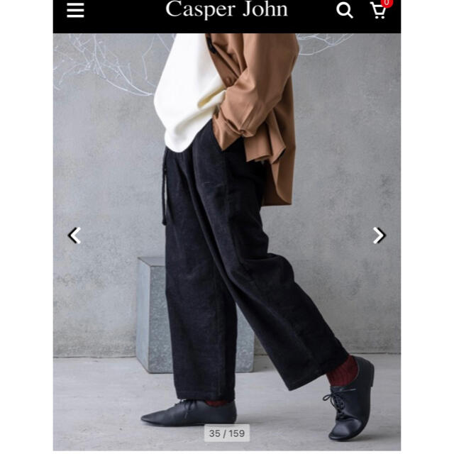 UNITED ARROWS(ユナイテッドアローズ)のCasper John  キャスパージョン　テーパードパンツ メンズのパンツ(その他)の商品写真
