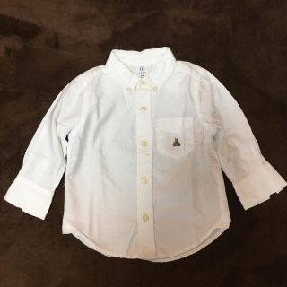 ベビーギャップ(babyGAP)の☆GAP☆白シャツ　80(シャツ/カットソー)