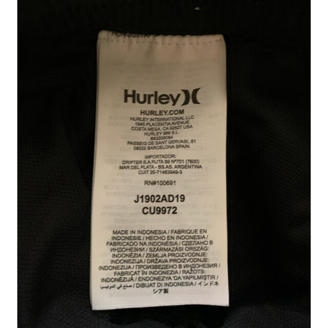 nonnative(ノンネイティブ)のHurley x Nonnative ショートパンツ/ブラック/サイズL/送料込 メンズのパンツ(ショートパンツ)の商品写真