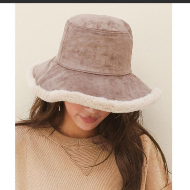 ALEXIA STAM(アリシアスタン)のアリシアスタン　リバーシブル　ファー　バケハ レディースの帽子(ハット)の商品写真
