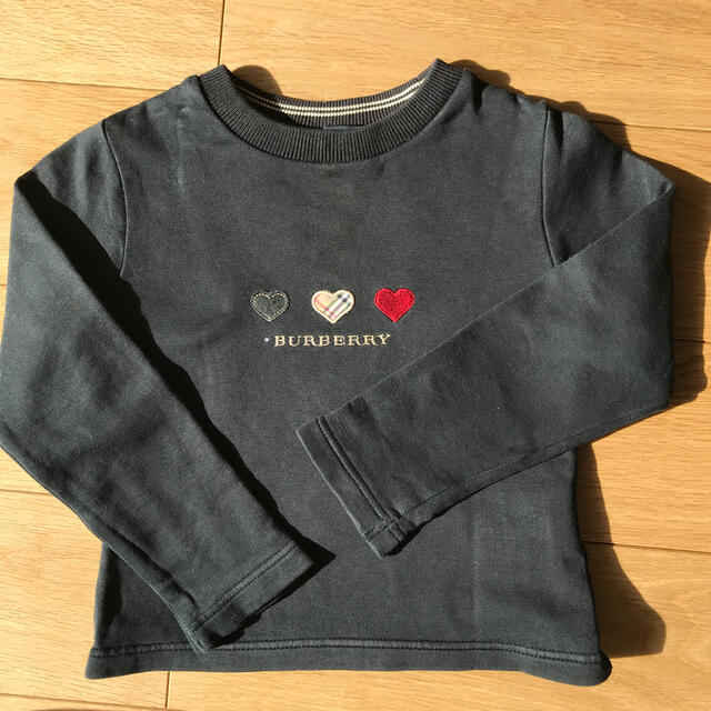 BURBERRY(バーバリー)のお値下げ‼︎バーバリー  こども キッズ トレーナー 100 ＊ラルフも＊ キッズ/ベビー/マタニティのキッズ服女の子用(90cm~)(Tシャツ/カットソー)の商品写真