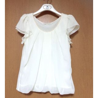 プロポーションボディドレッシング(PROPORTION BODY DRESSING)の【美品】プロポ☆シフォンカットブラウス(シャツ/ブラウス(半袖/袖なし))