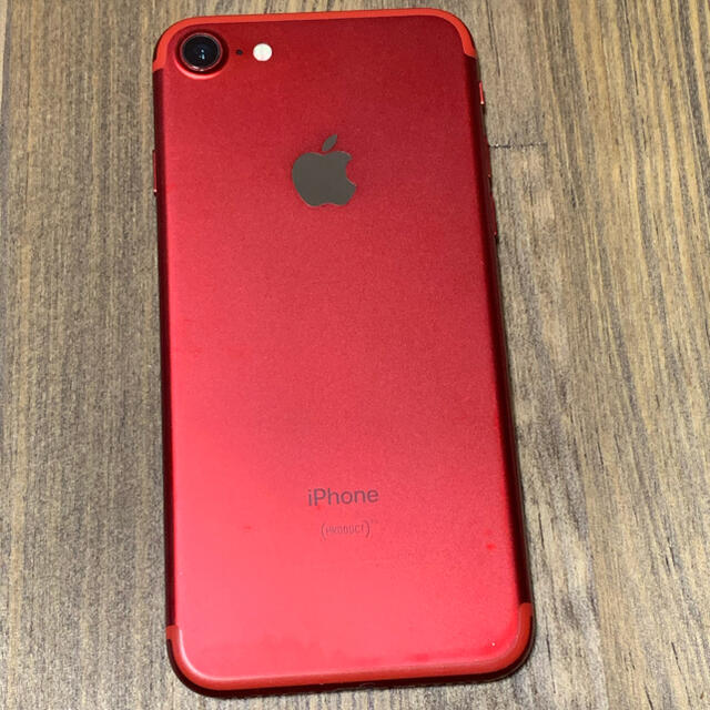 iPhone 7 Red 128 GB SIMフリー - スマートフォン本体