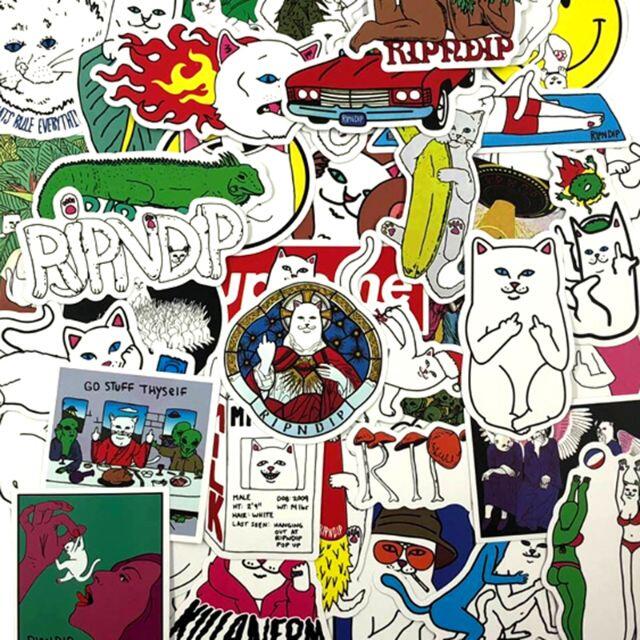 リップンディップ Ripndip ステッカー シール ５２枚セット 005 エンタメ/ホビーのおもちゃ/ぬいぐるみ(キャラクターグッズ)の商品写真