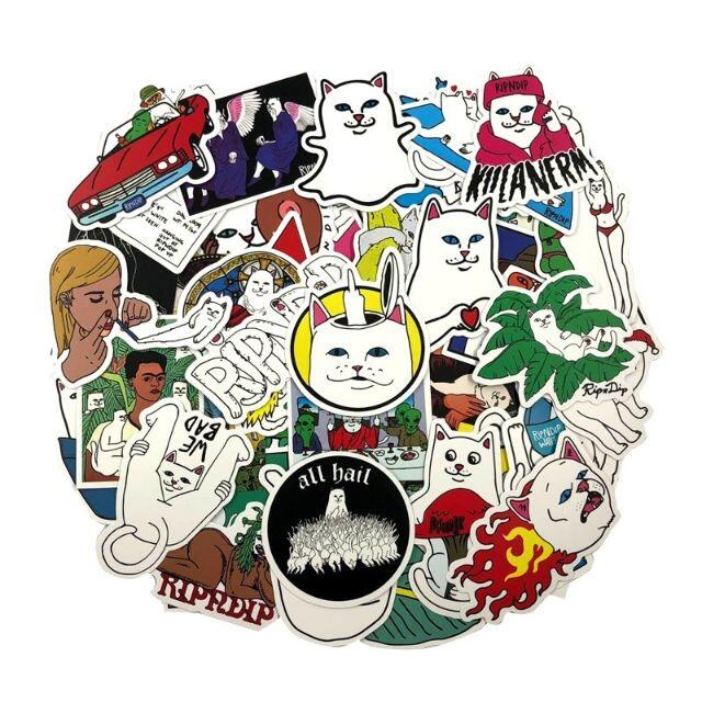 リップンディップ Ripndip ステッカー シール ５２枚セット 005 エンタメ/ホビーのおもちゃ/ぬいぐるみ(キャラクターグッズ)の商品写真