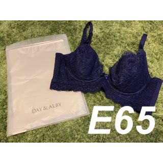 【新品】DAY&ALBY  丸盛りブラジャー E65 ネイビー(ブラ)