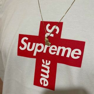 シュプリーム(Supreme)の14K gold hands with 24” classic boxchain(ネックレス)