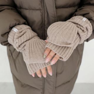 アリシアスタン(ALEXIA STAM)のHalf Finger Warm Hand Mittens (手袋)