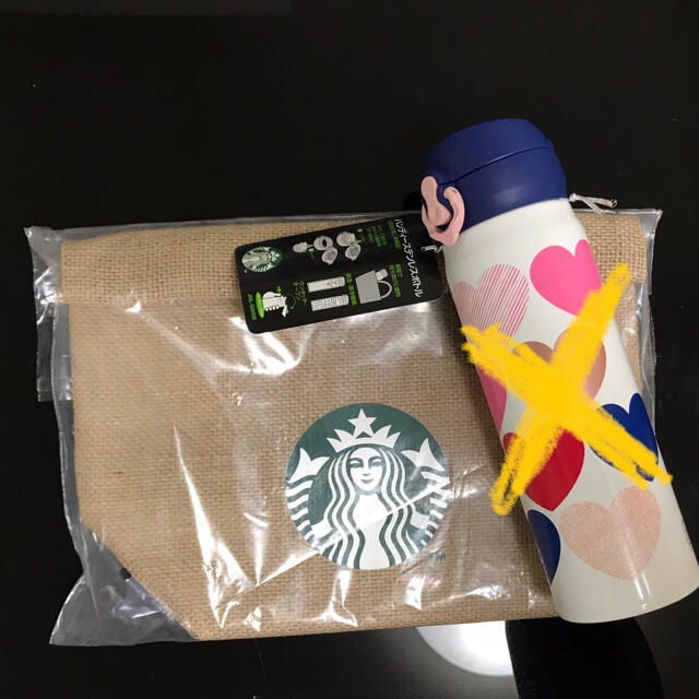 Starbucks Coffee(スターバックスコーヒー)のスタバ　福袋　2021  ランチジュートバッグ インテリア/住まい/日用品のキッチン/食器(弁当用品)の商品写真