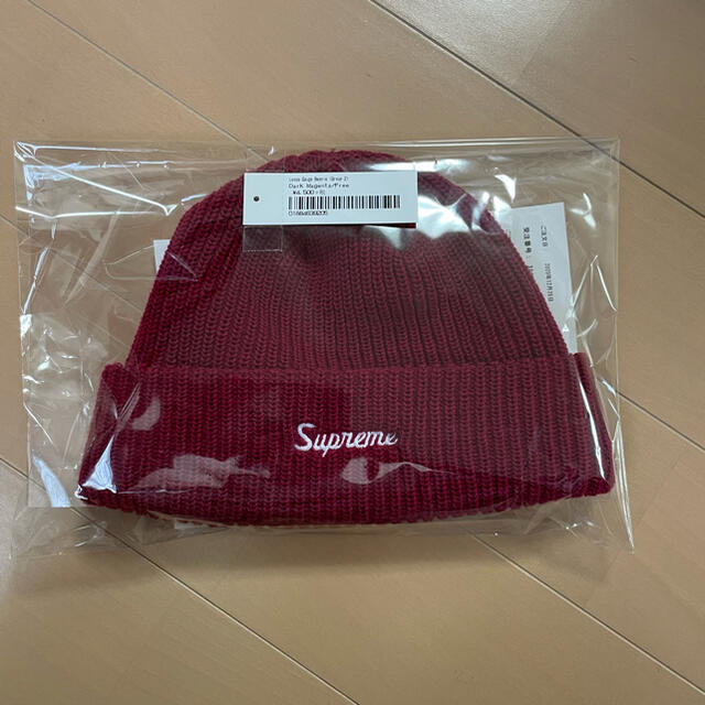 Supreme Loose Gauge Beanie Dark Magenta