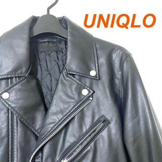 ユニクロ(UNIQLO)のUNIQLO ユニクロ　メンズ　ダブルライダースジャケット(ライダースジャケット)