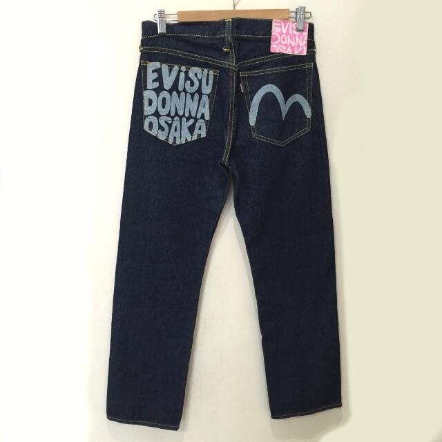 EVISU - EVISU DONNA OSAKA ストレートデニムパンツ W29約76cmの EVISU - EVISU DONNA OSAKA ストレートデニムパンツ W29約76cmの