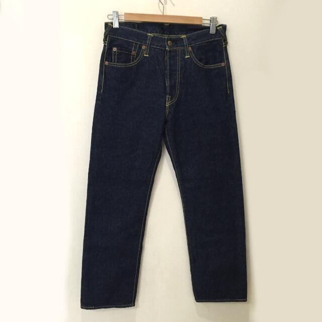 EVISU - EVISU DONNA OSAKA ストレートデニムパンツ W29約76cmの EVISU - EVISU DONNA OSAKA ストレートデニムパンツ W29約76cmの