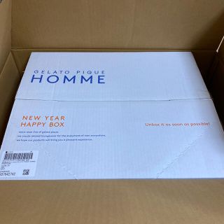 ジェラートピケ　HOMME オム　福袋　2021