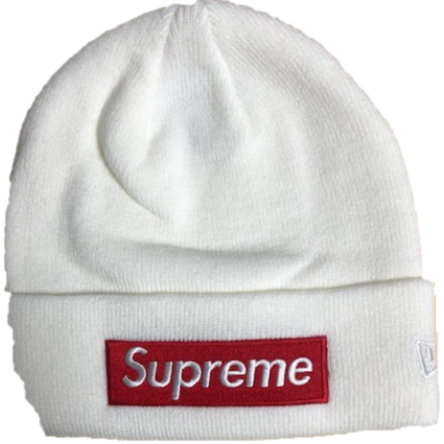 ニット帽/ビーニー Supreme - Supreme Box Logo Beanie White Fw16