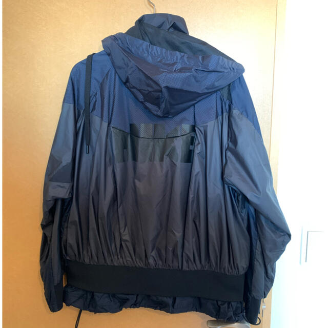 sacai(サカイ)のNike × sacai hooded anorak ブラック M メンズのジャケット/アウター(ナイロンジャケット)の商品写真