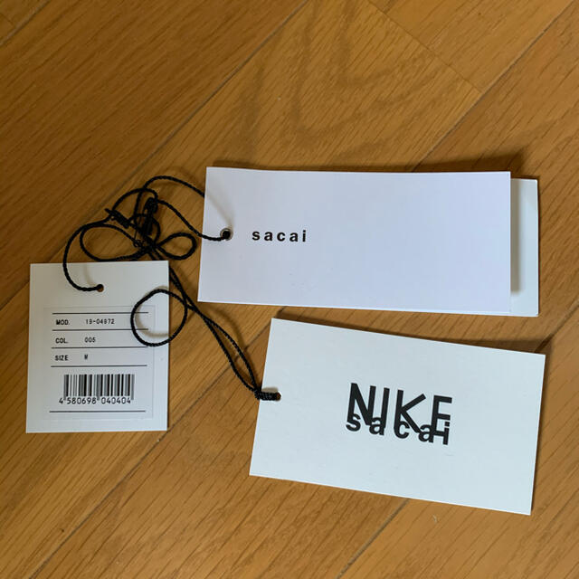 sacai(サカイ)のNike × sacai hooded anorak ブラック M メンズのジャケット/アウター(ナイロンジャケット)の商品写真