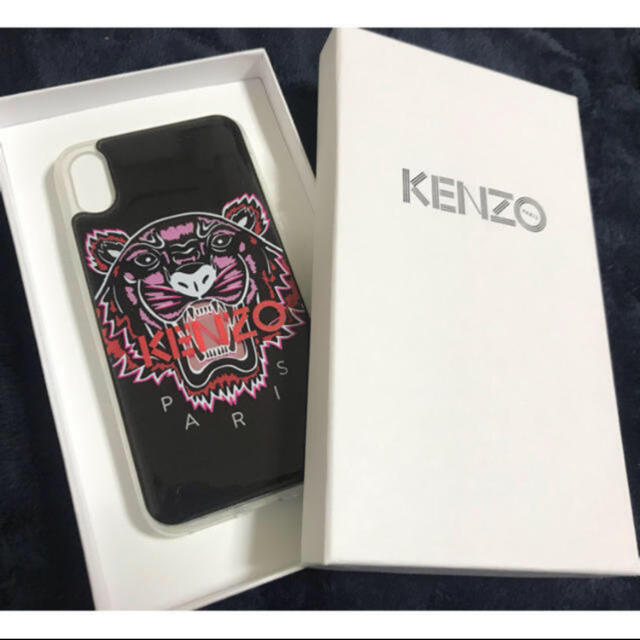 新品 KENZO iPhoneケース ピンク ブラック X XS