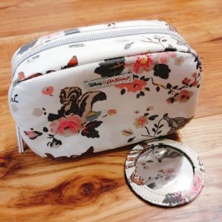 キャスキッドソン(Cath Kidston)の新品 キャスキッドソン ポーチ＆ミラー(ポーチ)