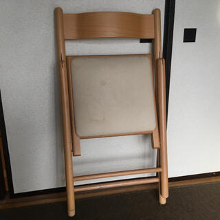 ムジルシリョウヒン(MUJI (無印良品))の無印良品　折りたたみ椅子(折り畳みイス)
