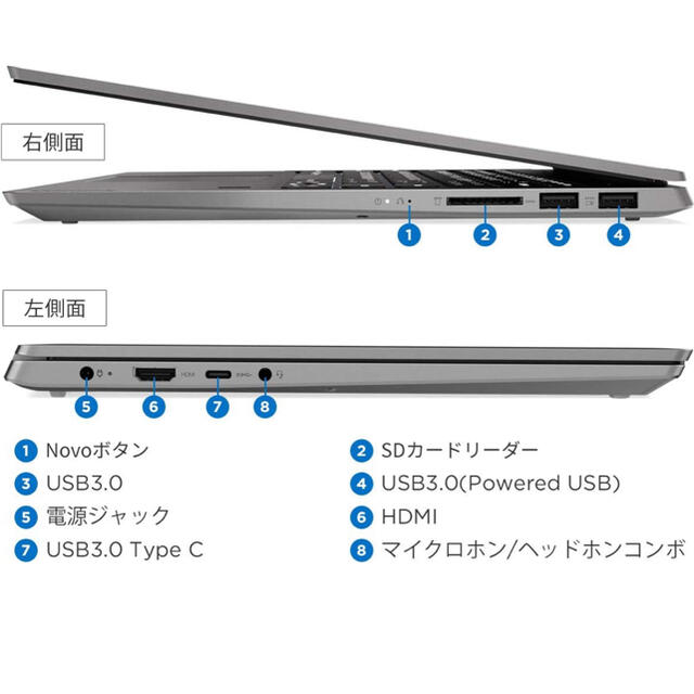 Lenovo(レノボ)のLenovo ノートパソコン IdeaPad S540 スマホ/家電/カメラのPC/タブレット(ノートPC)の商品写真