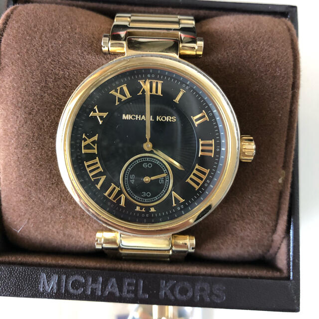 【最終価格・美品】MICHAEL KORS 腕時計　ゴールド