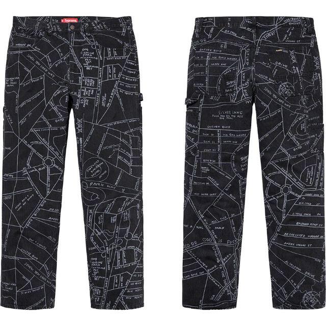 正規品! Supreme Gonz Map Denim Painter Pant