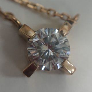 ダイヤ 金 750(k18) ネックレス 0,52ct 美品(ネックレス)